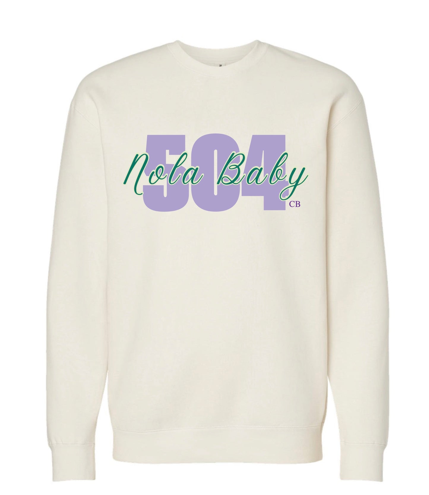 504 Nola Baby Crewneck Bone