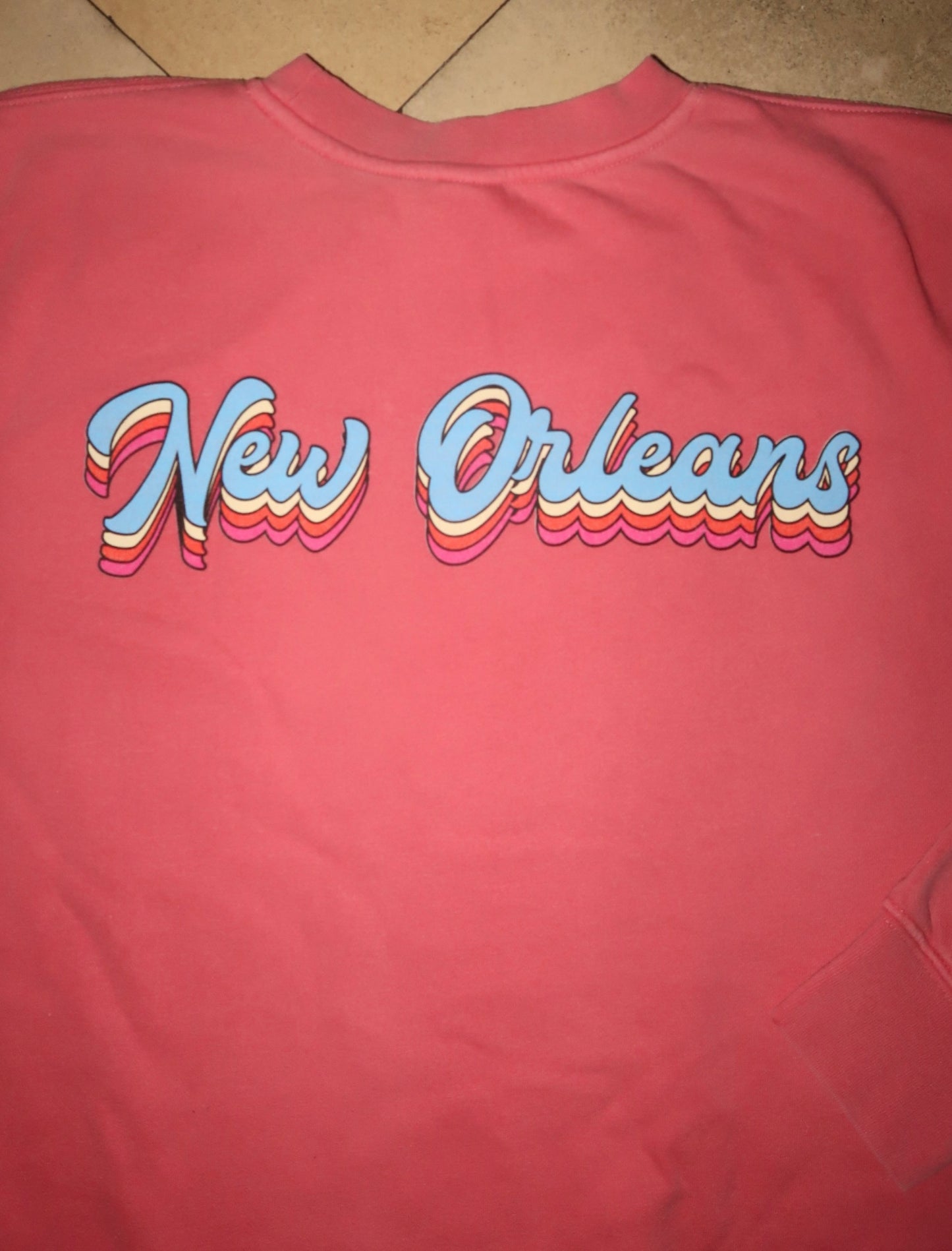 New Orleans Pink Sweatshirt