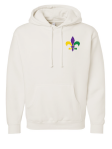 Mardi Gras x4 Hoodie Bone
