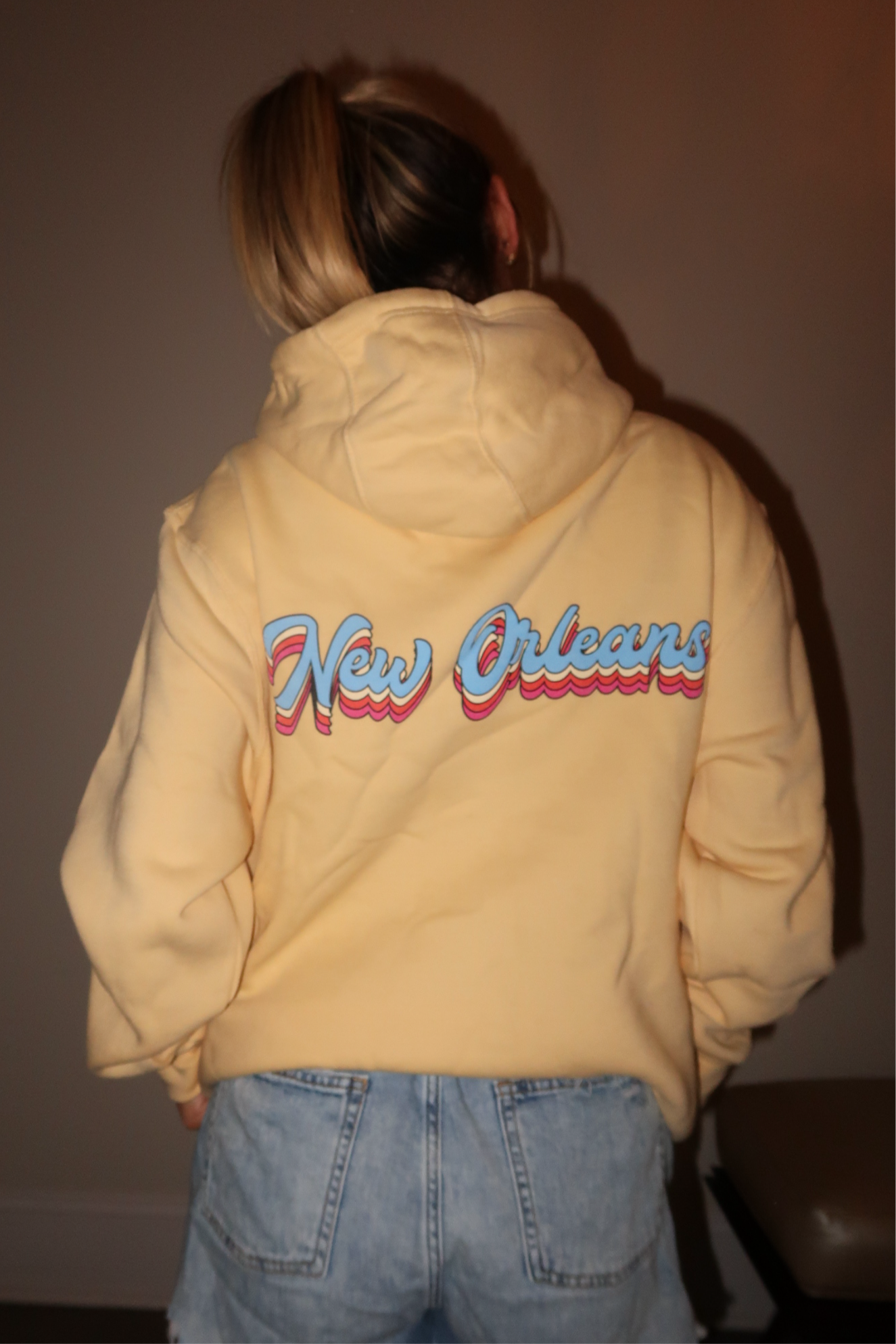 New Orleans Hoodie Pina Colada