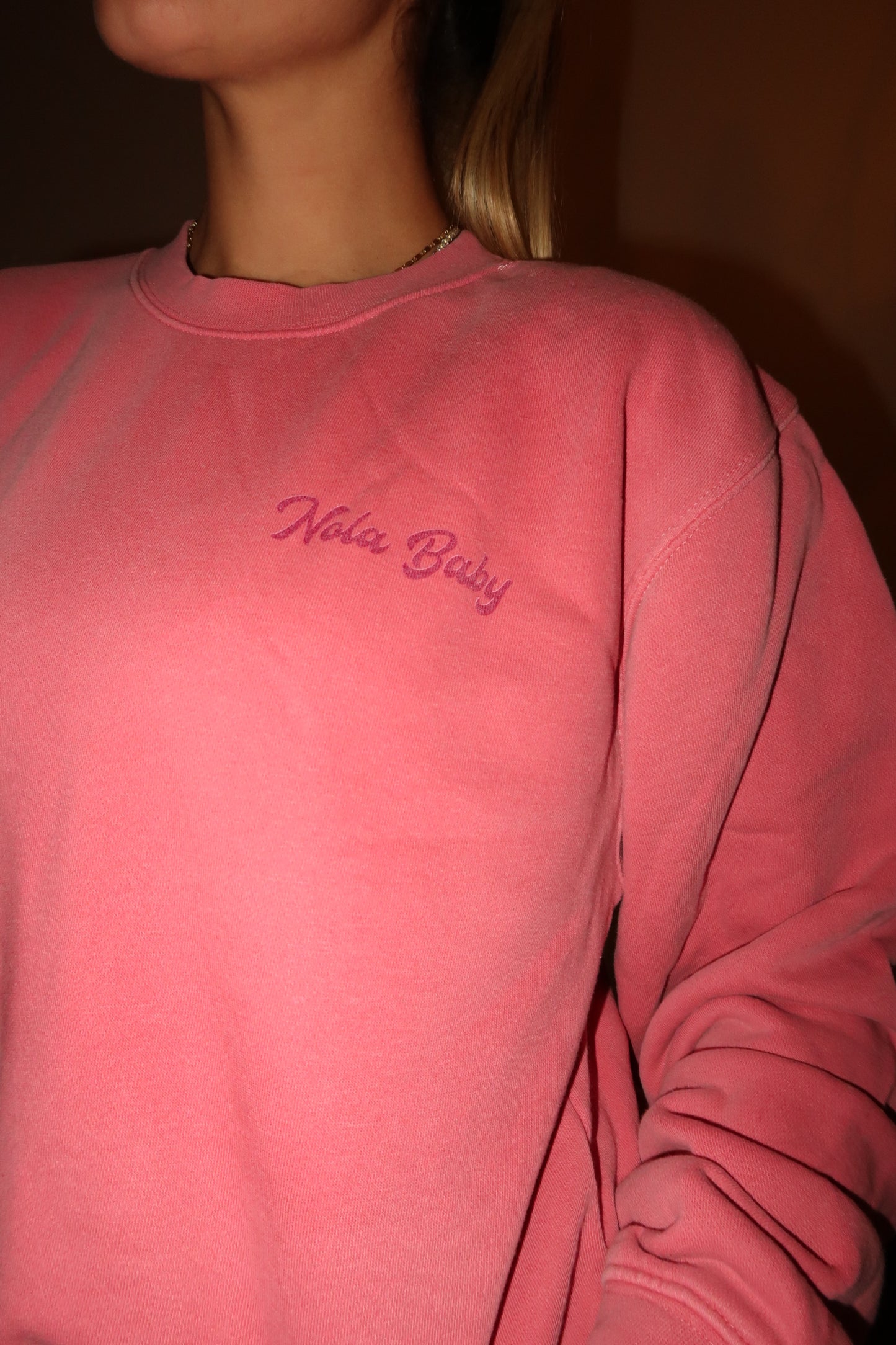 New Orleans Pink Sweatshirt