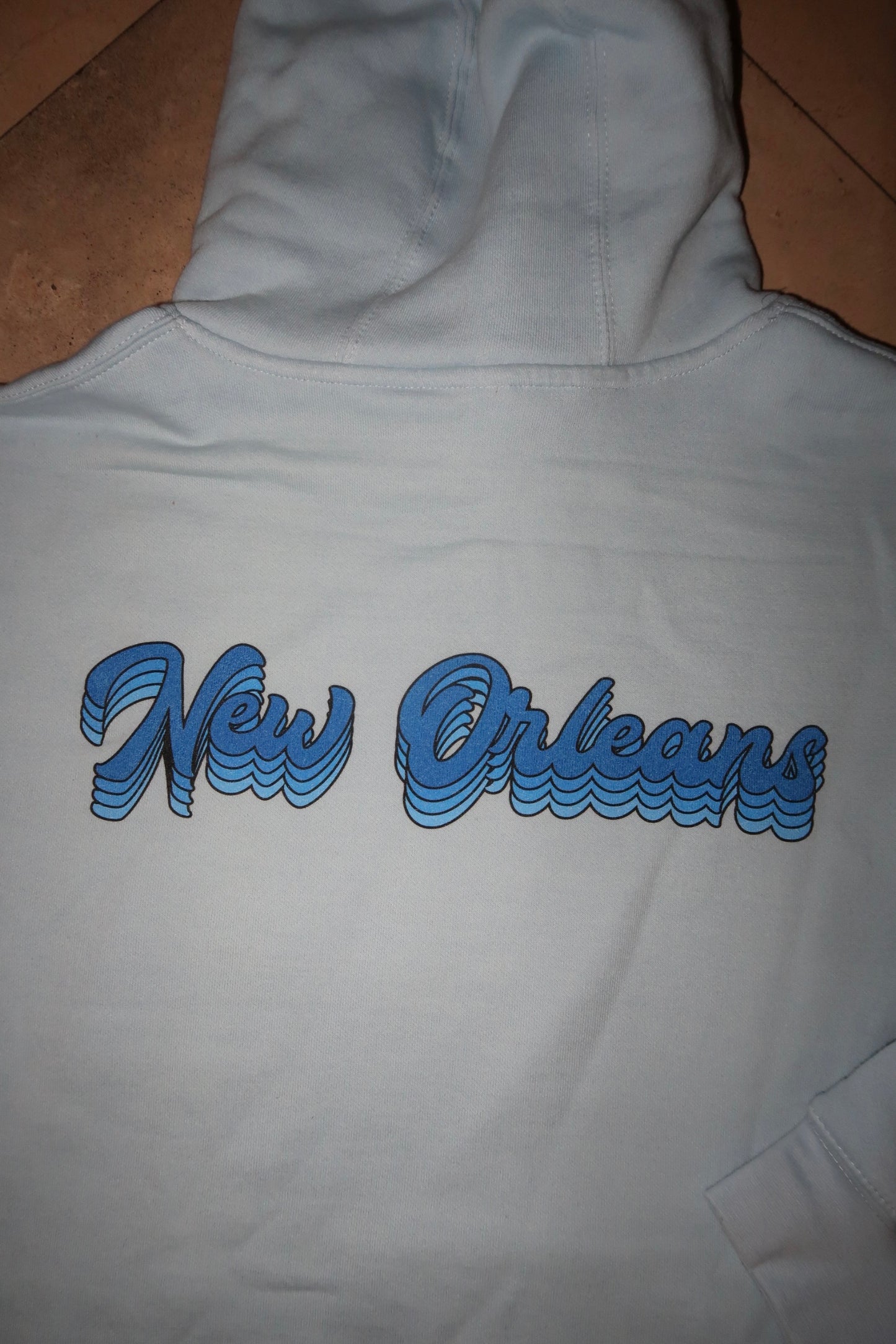 New Orleans Hoodie Blue Mist