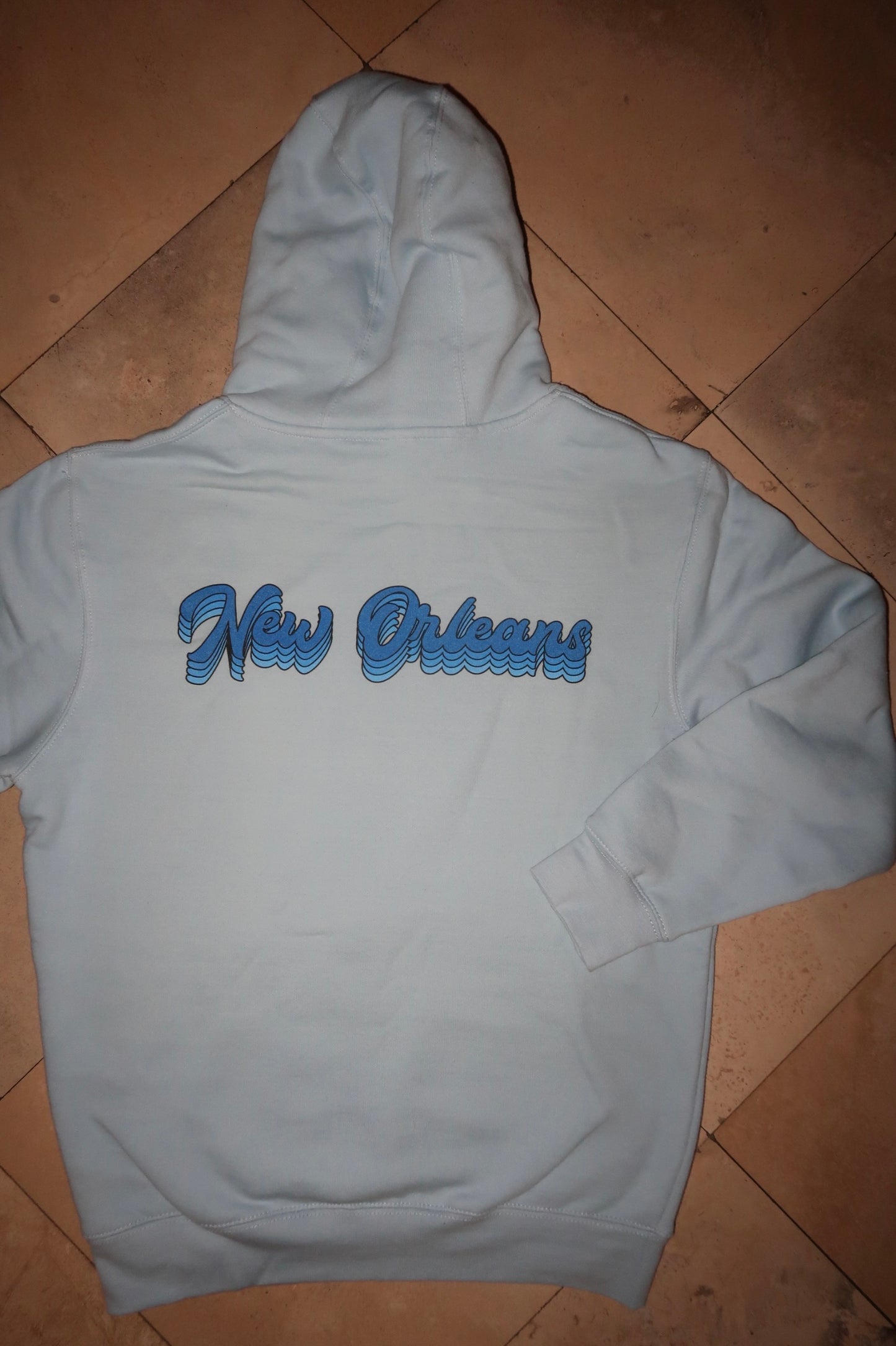 New Orleans Hoodie Blue Mist